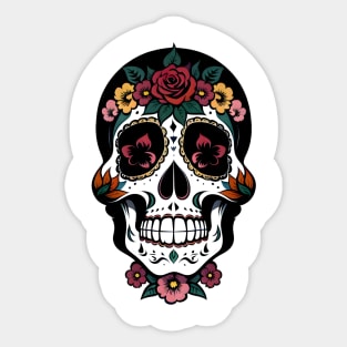 Day of the Dead Skull 05 Sticker